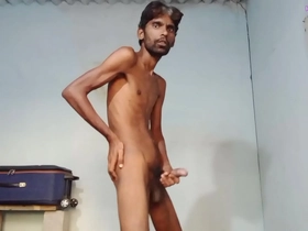 Hard 7 inch cock masturbation, cumming video of Rajeshplayboy993