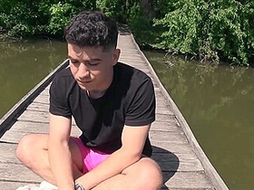 550 - Cute Guy Gets His Dick Sucked & Rides A Hard Cock Like There Is No Tomorrow For Some Cash