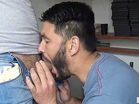 Inked Latino Hottie Gets His Big Booty Fucked Hard
