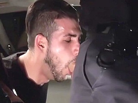 Gagging On Cop Pecker