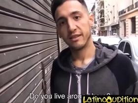 Straight Latino Sucks dick for cash- LatinoAuditions.com